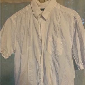 White Cotton button Down